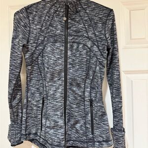 lululemon athletica Define Women’s Space-Dye Full-Zip Jacket in Charcoal